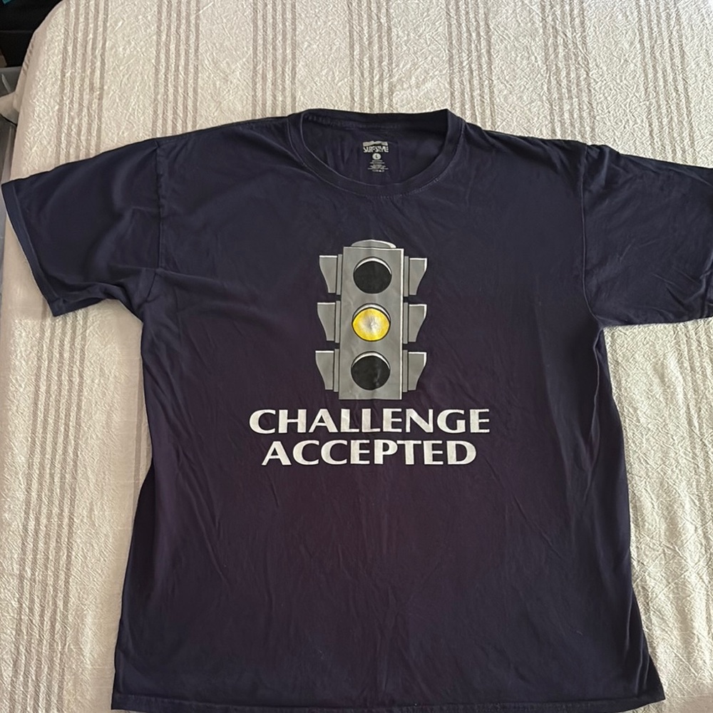 Traffic Signal Graphic Navy T-Shirt
